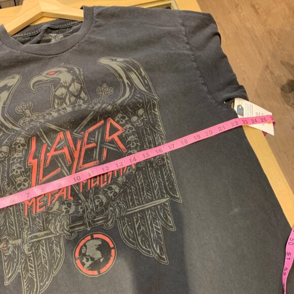 Slayer x Metal Mulisha Graphic Band Tee Vintage Y2K Black - Men’s XL - Picture 6 of 6